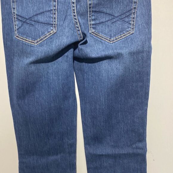Aeropostale Women's Blue Denim Stretch Curvy Boot Jeans Medium Wash Size 00 Long - Picture 8 of 12